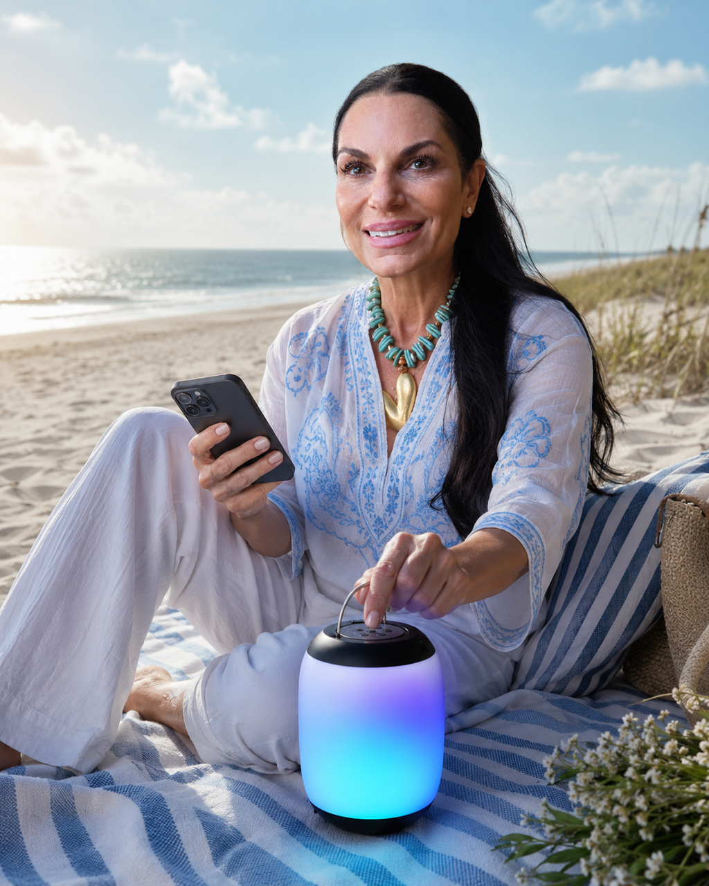 Pulse Bluetooth Wireless Speaker & Color-Changing Mood Lamp