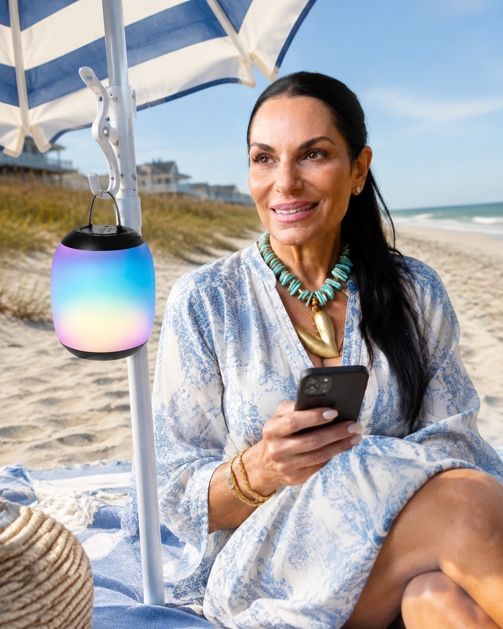 Pulse Bluetooth Wireless Speaker & Color-Changing Mood Lamp