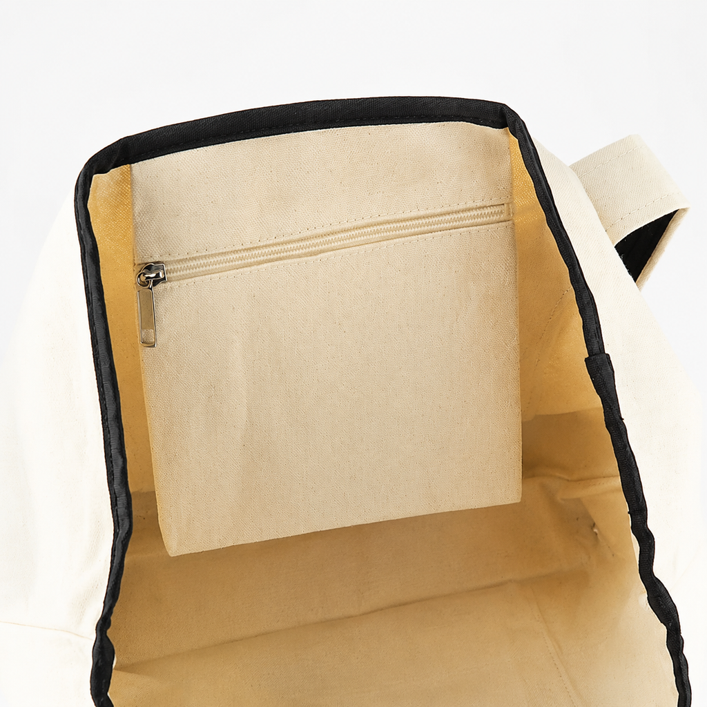 Your Stay Stocked Jumbo Heavy Canvas Beach Tote