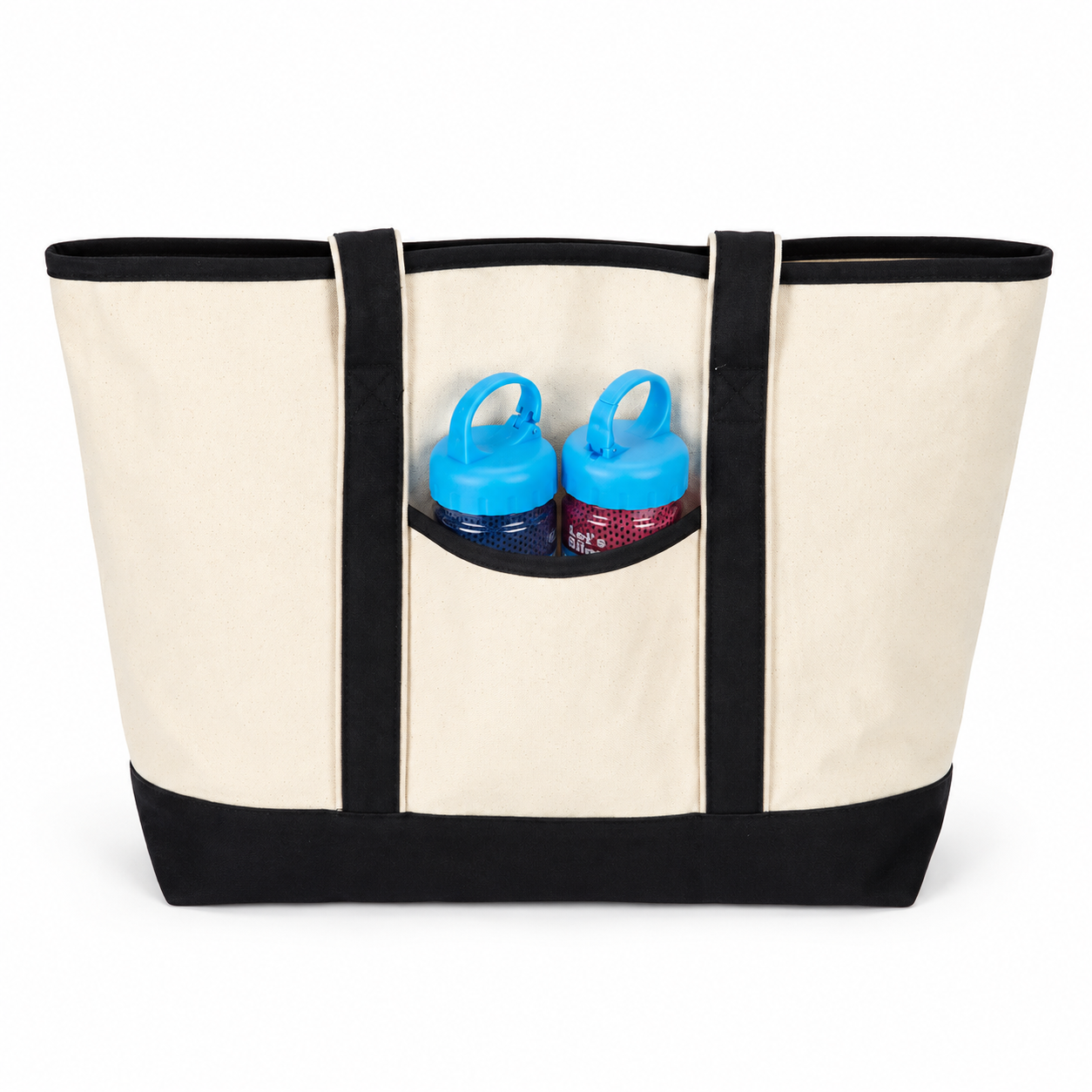 Your Stay Stocked Jumbo Heavy Canvas Beach Tote